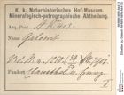 Etiketten zu Galenit (NHMW-MIN-Ak413)